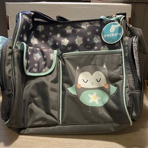 Babyboom Owl Duffle Diaper Bag NWT
